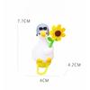 1Pcs Novelty Little Duck Windmill Ornament Bike Handlebar Decoration With Stretchable Strap For Motorcycle E Bike Road Bike