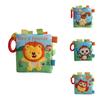 New Baby Cloth Book Hand Book Early Education Puzzle Toy With Sound Paper Cloth Book Bag Lt4960 Owl 0.02kg