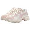 PUMA Pulsar Abrasion Resistant Low top Casual Shoes Women's White Pink 401860-01