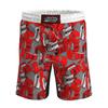 Mens MMA Shorts 4-Way Stretch Grappling BJJ Training Fighting Competition