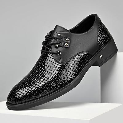 White Leather Shoes 2025 Summer Men's Casual Men's Shoes Breathable Hollow Cool Leather Shoes Hole Shoes 2025