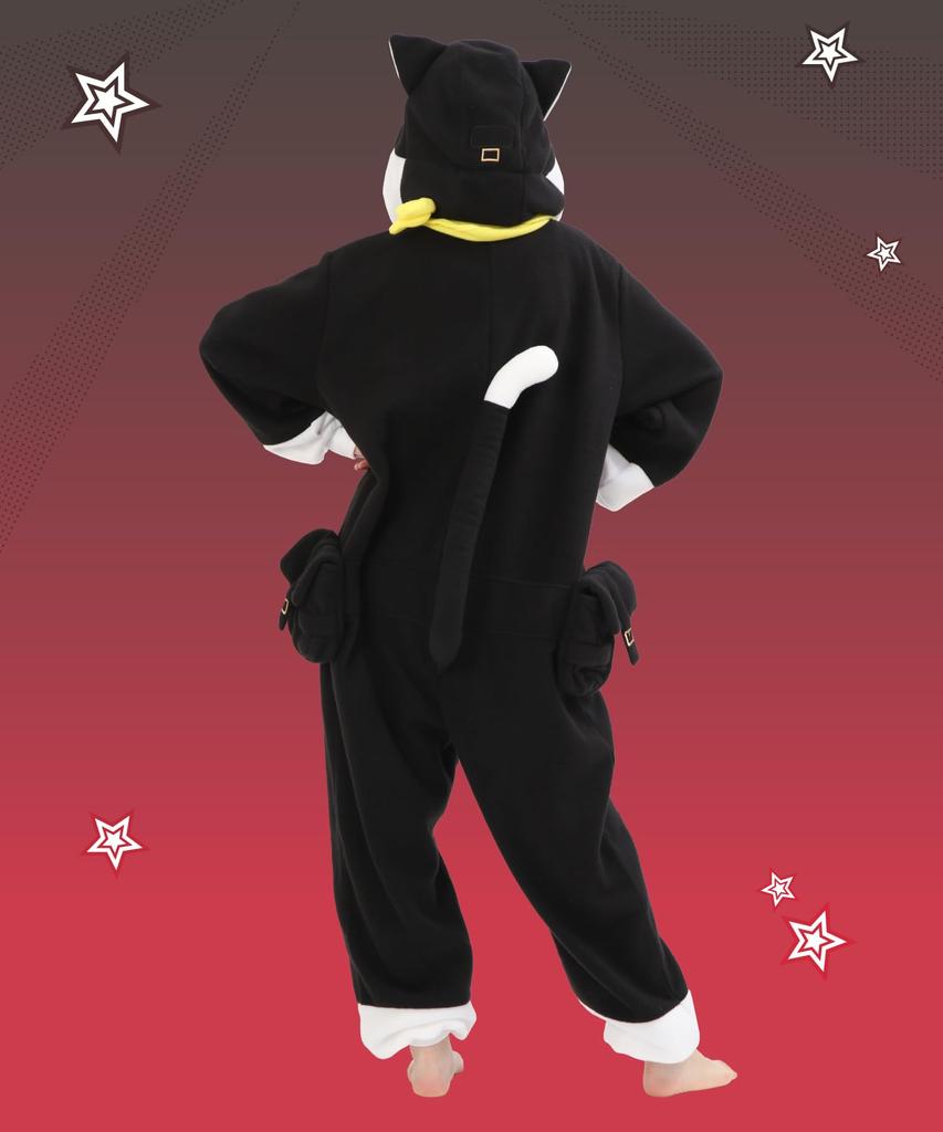 [SAZAC] Persona 5 Morgana Character Kigurumi, Adult Fleece, One Size Fits Most (szc353)