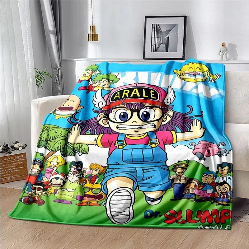 Cute Anime DR S-Slump A-Arale Blanket Super Soft Cartoon kawaii Blanket for Travel Bedding Couch Sofa Bed Blanket Birthday Gift