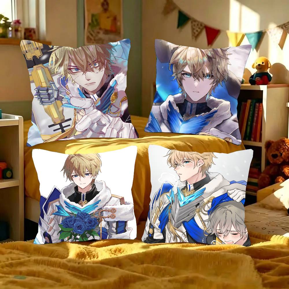 Gepard Landau Game H-Honkai Star Rail Pillow Case Fashion Square Pillowcase Bedroom Sofa Room Ins Decoration Leisure