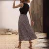 New printed sleeveless long dress