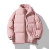2025 Men's and Women's Stand-up Collar Bread Jackets, Down Warm Thickened Jackets, Couples, American Trend Cotton Clothes