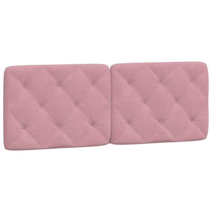 VidaXL Coussin de Tête de Lit, Oreiller de Tête de Lit avec Bandes Auto-agrippantes, Coussin Rembourré Chambre à Coucher, 374725