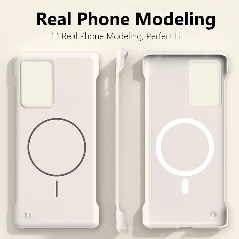 For Magsafe Frameless Magnetic Wireless Charging Phone Case For Samsung S20 FE Plus Ultra S20FE S20Plus Slim Hard Back Cover