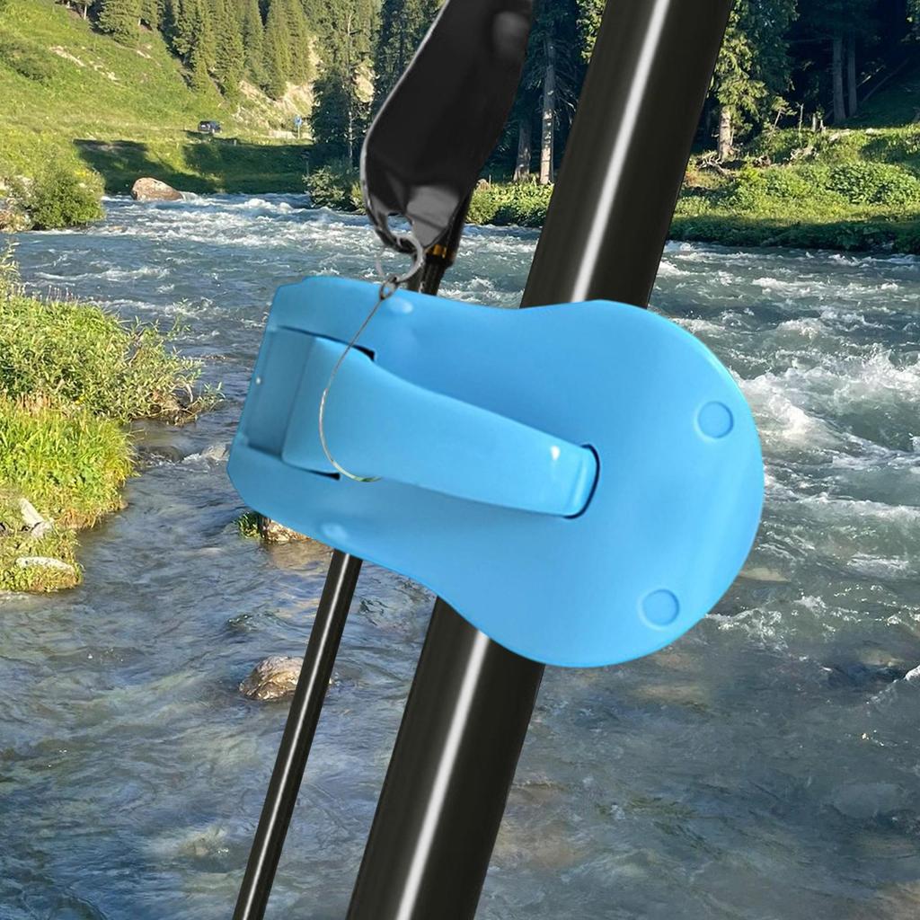 2 Stück Angelruten-Clips Angelrutenhalter Fixierer Tragbar Anti-Verhedderung Wurfrollen-Clip Für Köderrute Schutz Angelzubehör