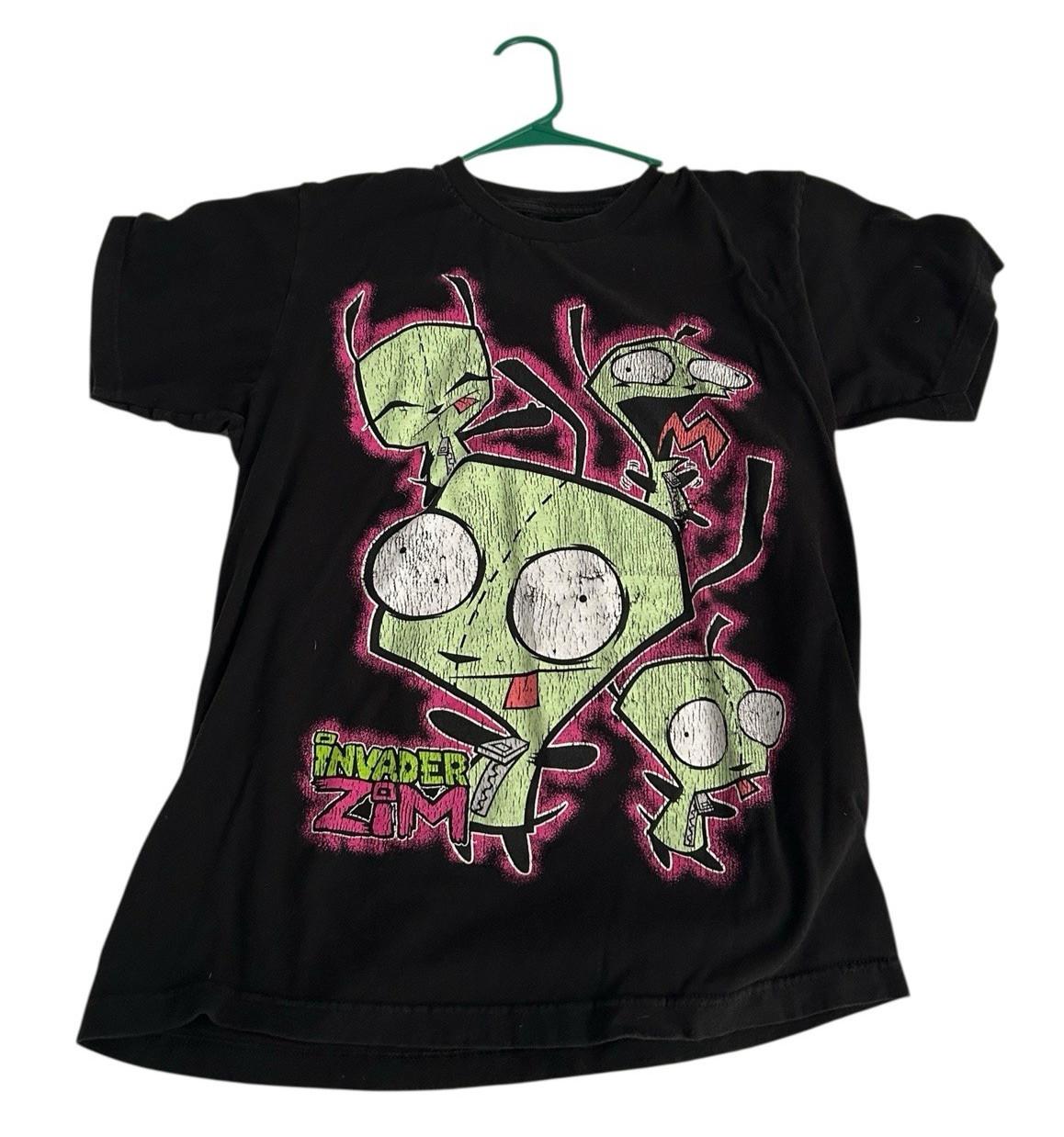 Vintage Style Nickelodeon INVADER ZIM GIR T-Shirt MENS MEDIUM Unisex T-Shirt XL