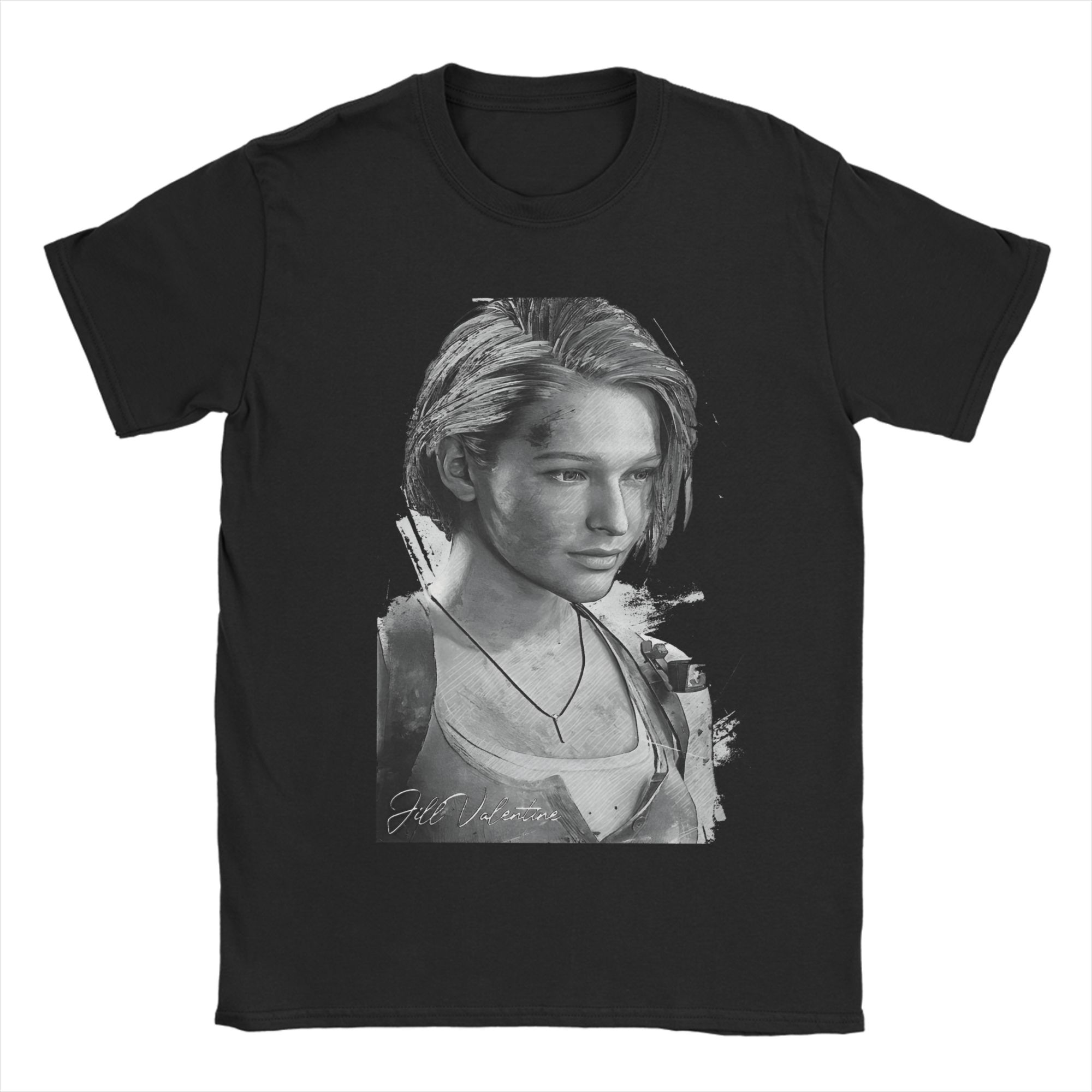 

The Supercop Jill Valentine TShirt Summer Vintage T Shirts Cotton Fashion Tshirt For Unisex Short Sleeve Casual Tops S