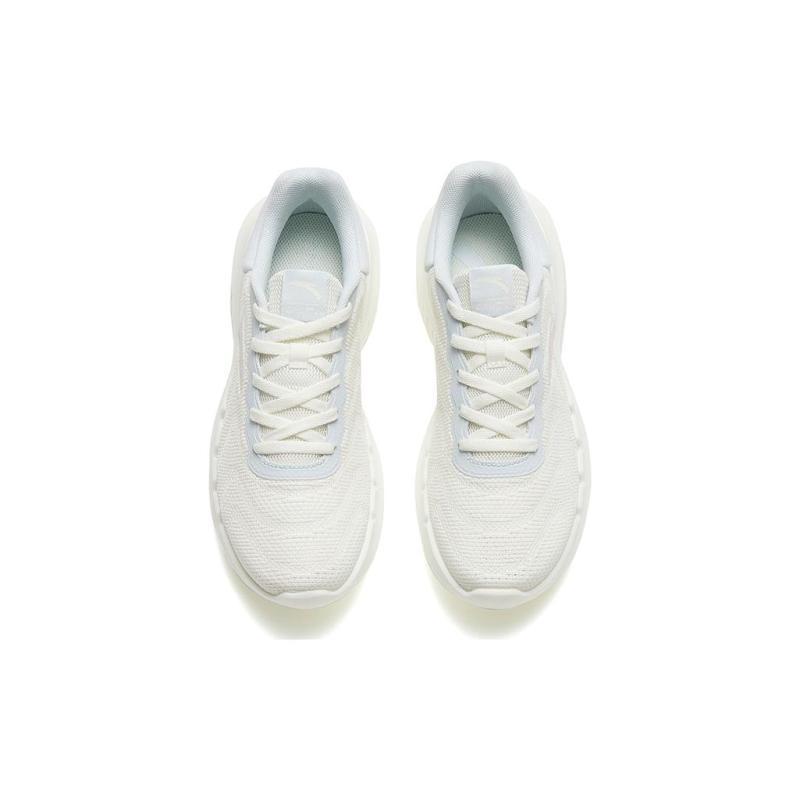 Anta Variety Training Collection Abrasion Resistant Breathable Low Top Training Shoes Women's White Gray Sneakers 122327792-2