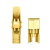 Brass Sax Mouthpieces 5C/6C/7C/8C/9C for Saxophone Professional & Beginner Metal Soprano Saxophone Mouthpiece with Caps