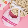 Dog Cat Saliva Towel Pink Blue Double-sided Printed Bichon Spring Summer Autumn Scarf Supplies Pet Clothes Decoration Supplies