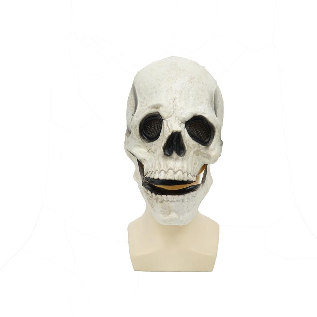 Movable Mask Halloween Jaw Full Head Skull Mask Horror Scary Cosplay Mask