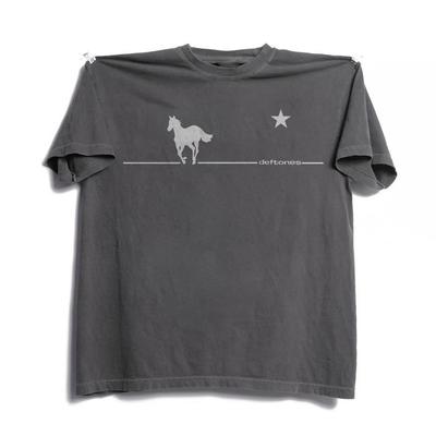 Deftones White Pony T-Shirt Tops Tees Herren Damen, Unisex Anthrazit T-Shirt Tops Tees Herren Damen, Größe S-4XL