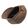 Autumn and Winter Retro Octagonal Hat Female British Newsboy Hat Showing Face Small Painter Hat Solid Color Versatile Short Brim Beret Cap