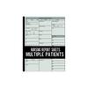 Nursing Report Sheets Multiple Patients: Effortlessly Organize Your Nursing Records - Brain Recording Sheets for 4 Patients, Pediatrics, and More -