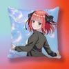 NNino NNakano Anime  Pillow cover Soft Microfiber Pillowcase Home Sofa Decor Surprise Decorative printed
