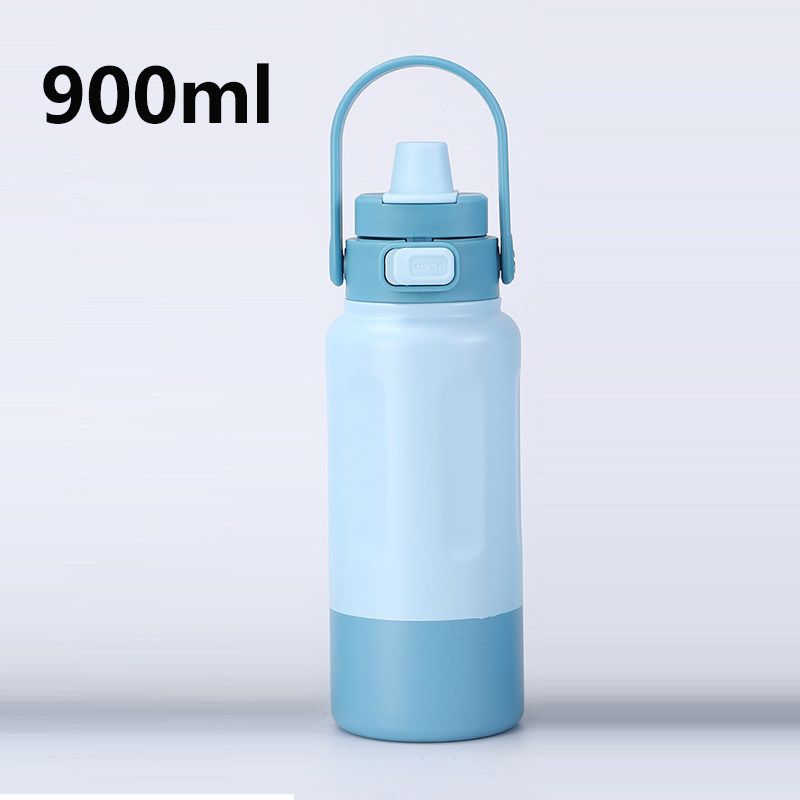 Large-Capacity Thermos Cup for Women, Good-Looking Ice Cup, Portable Car Coffee Cup, Outdoor Sports Water Bottle, Tea Cup