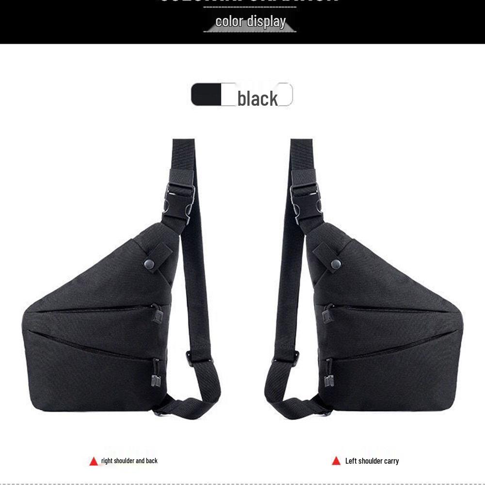 Men's Outdoor Tactical Crossbody Chest Bag: Multifunctional, Anti-Theft, Single Shoulder Holster