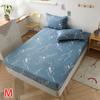 1pcs Printed Fitted Sheet Four Corners With Elastic Band Bed Sheet Mattress Cover (No Pillowcase)