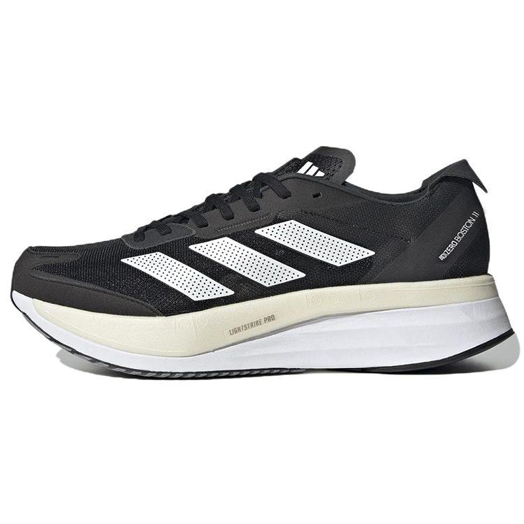 adidas Adizero Boston 11 Fabric Abrasion Resistant Low Top Rubber Training Long Distance Running Shoes Men's GX6651