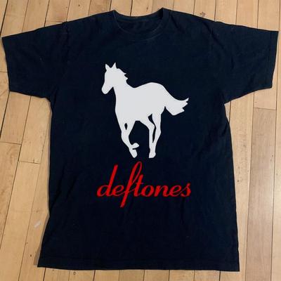 Vintage Deftones White Pony T-Shirt, Unisex Black Cotton T-shirt, Size S-5XL Unisex T-Shirt