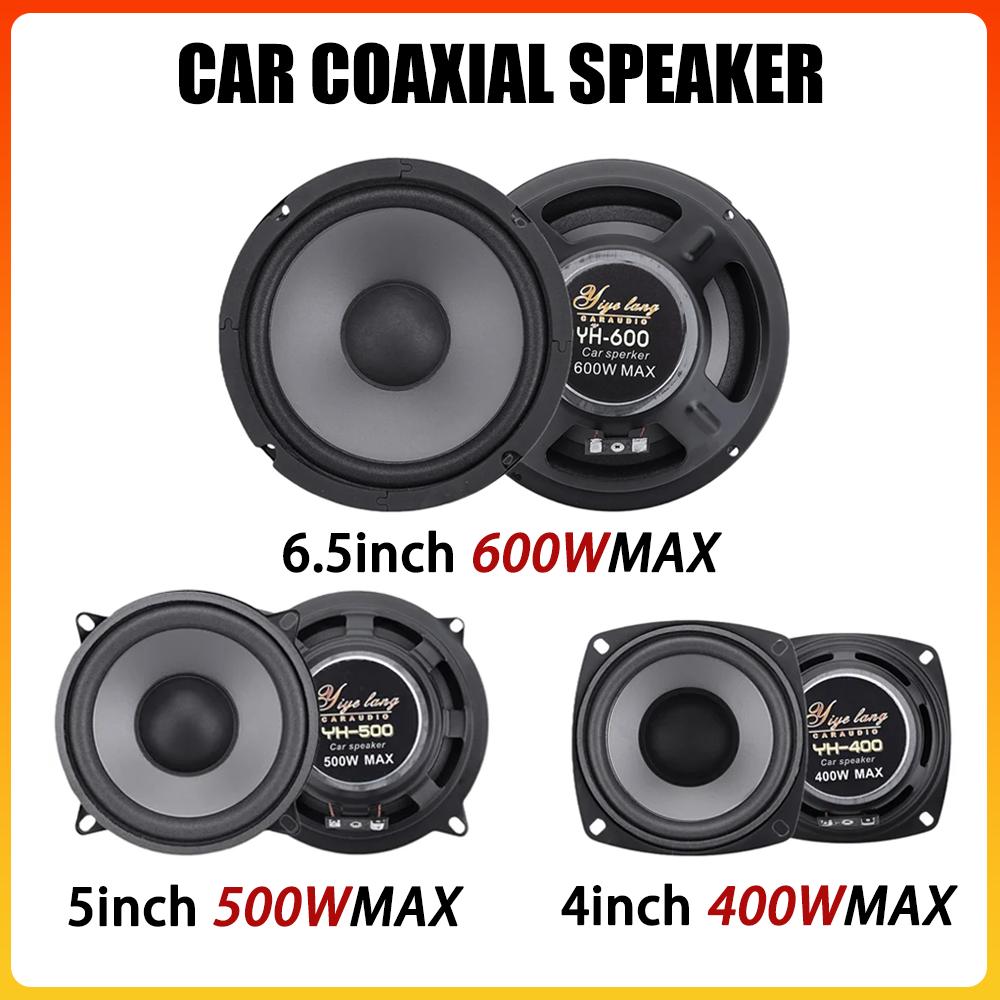 1 Paar 4/5/6,5 Zoll Autolautsprecher Fahrzeugtür Auto Audio Musik Stereo Subwoofer Vollständige Palette Frequenz 2-Wege-Autolautsprecher