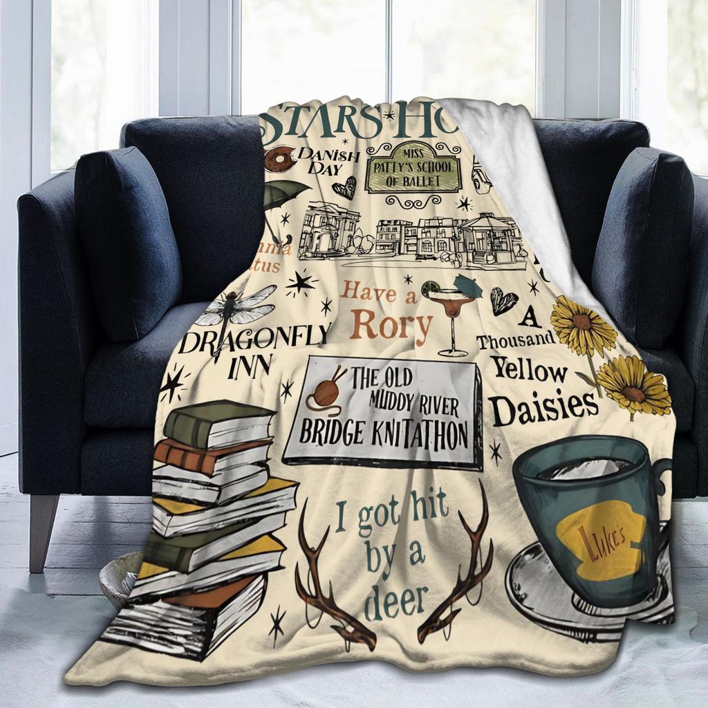 Gilmore Girls Blankets Flannel Spring Autumn  Multi-function Warm Throw Blanket for Bedding Outdoor Quilt
