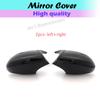 Für BMW 1 3 Serie E81 E82 E87 E88 E90 E91 E92 E93 Auto Seite Flügel Spiegel Abdeckung Rückansicht kappen Schwarz hohe qualität