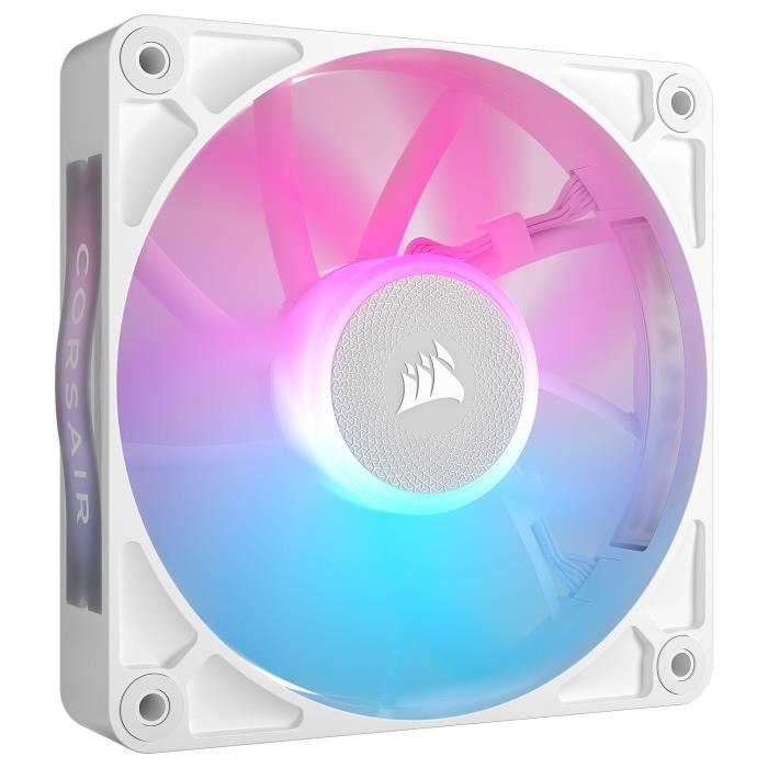 Ventilateur - CORSAIR - iCUE LINK RX120 RGB - 120 mm - Blanc - 80 dB