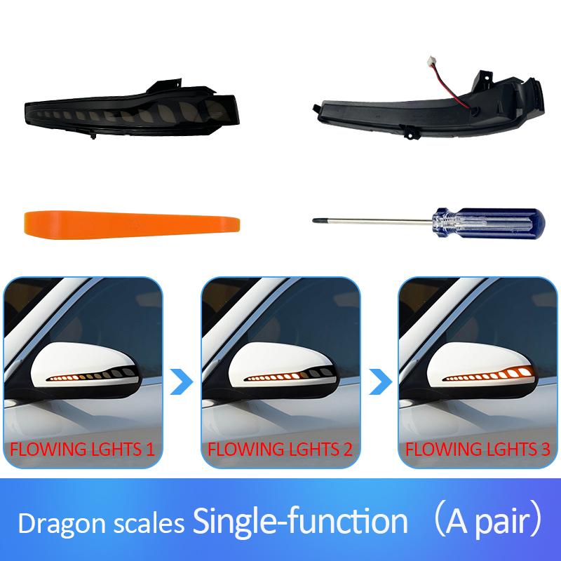 Dynamic LED Sequential Light Side Mirror Turn Signal Indicator Lamp for Mercedes Benz C E S GLC W205 X253 W213 W222 V Class W447