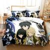 3D Print Black Rock Shooter Duvet Cover Single Double Size For Boys Girls Fashion Bedroom Decor Anime Bedding Set Soft Home