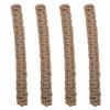4pcs Jute Curtain Tiebacks Curtain Rope Lightweight Decorative Curtain Holdbacks for Cottages Sunroo