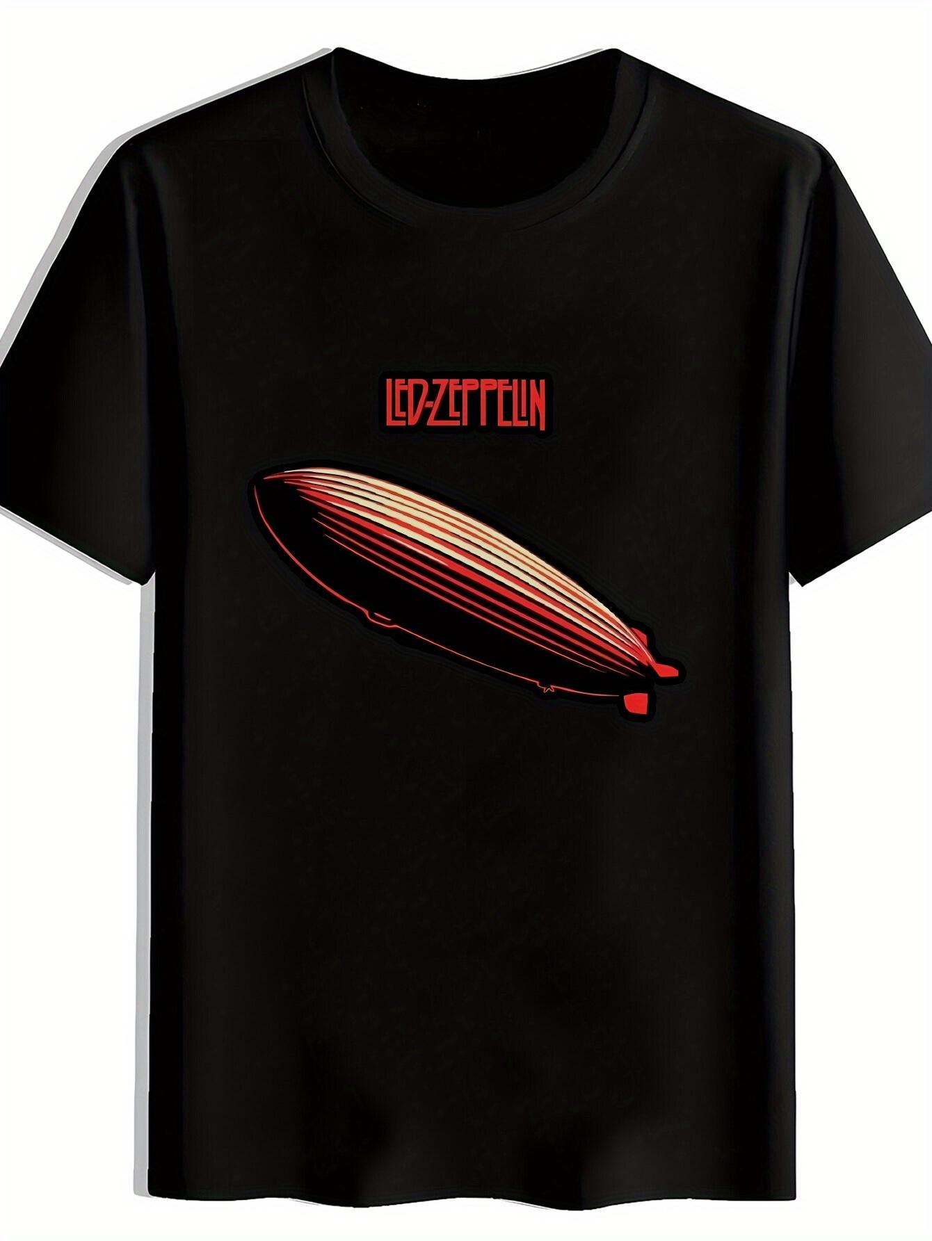 T-shirt Airship Red and Yellow Stripe Print L