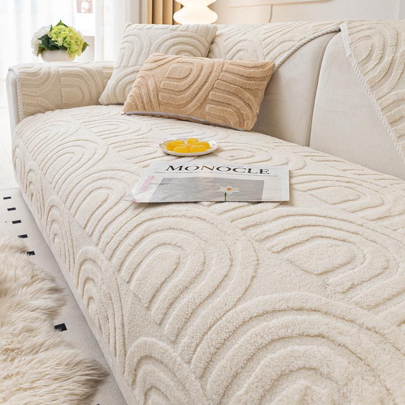 

Зимний чехол для углового дивана, бархатный для гостиной, 1/2/3/4-местный, нескользящий плюшевый чехол для кресла, полотенца, дивана, мебели, чехол, мягкий, теплый 70x90cm 1pc