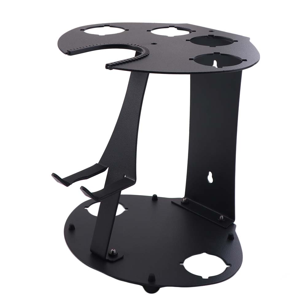 Wall Mounted/Desktop Curling Iron Stand Non-slip Hair Tool Organizer Hair Dryer Stand for Home