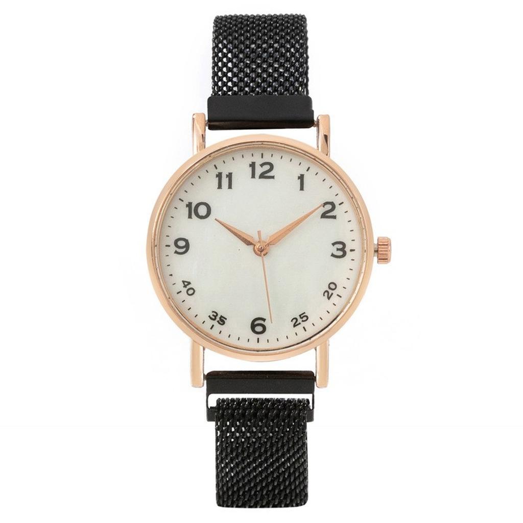 New Women's Luxury Watch Matte Dial Japanese Quartz Movement Stainless Steel Mesh Strap Hannah Martin Brand Original Watch