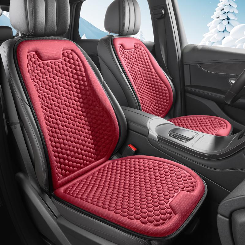 Breathable & Comfort CoolFeel Fabric Car Seat Cushions with 3D Sphere Design - All-Season Universal Fit for Most Vehicles