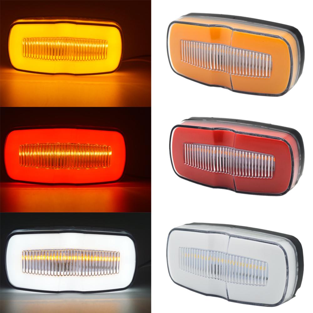 12V 24V LED Side Marker Lights Car External Lights Warning Tail Light Signal Brake Lamps for Truck Trailer Lorry Bus 28LED
