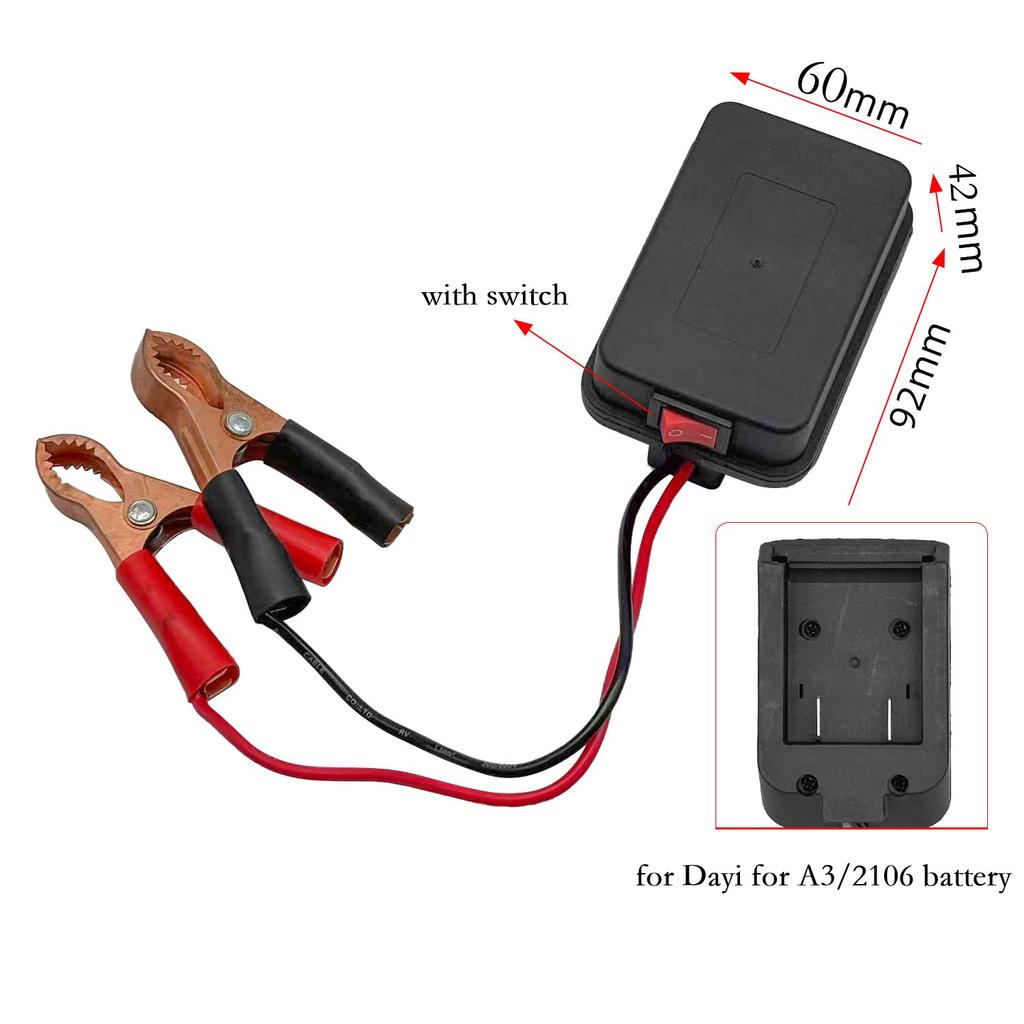 Battery Adapter Converter For Dayi For A3/2106 Power Supply Car Starting For Boost