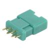 10Pcs 13.030 10Pcs 13.031 MPX Green Hexagonal Plug Copper Gold Plated Nylon Injection Molding Model Battery Connector