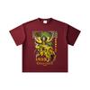 260 GSM Double Yarn 32 Count 100% Cotton Saint Seiya V19 Aries Print Unisex Heavy Cotton T Shirt