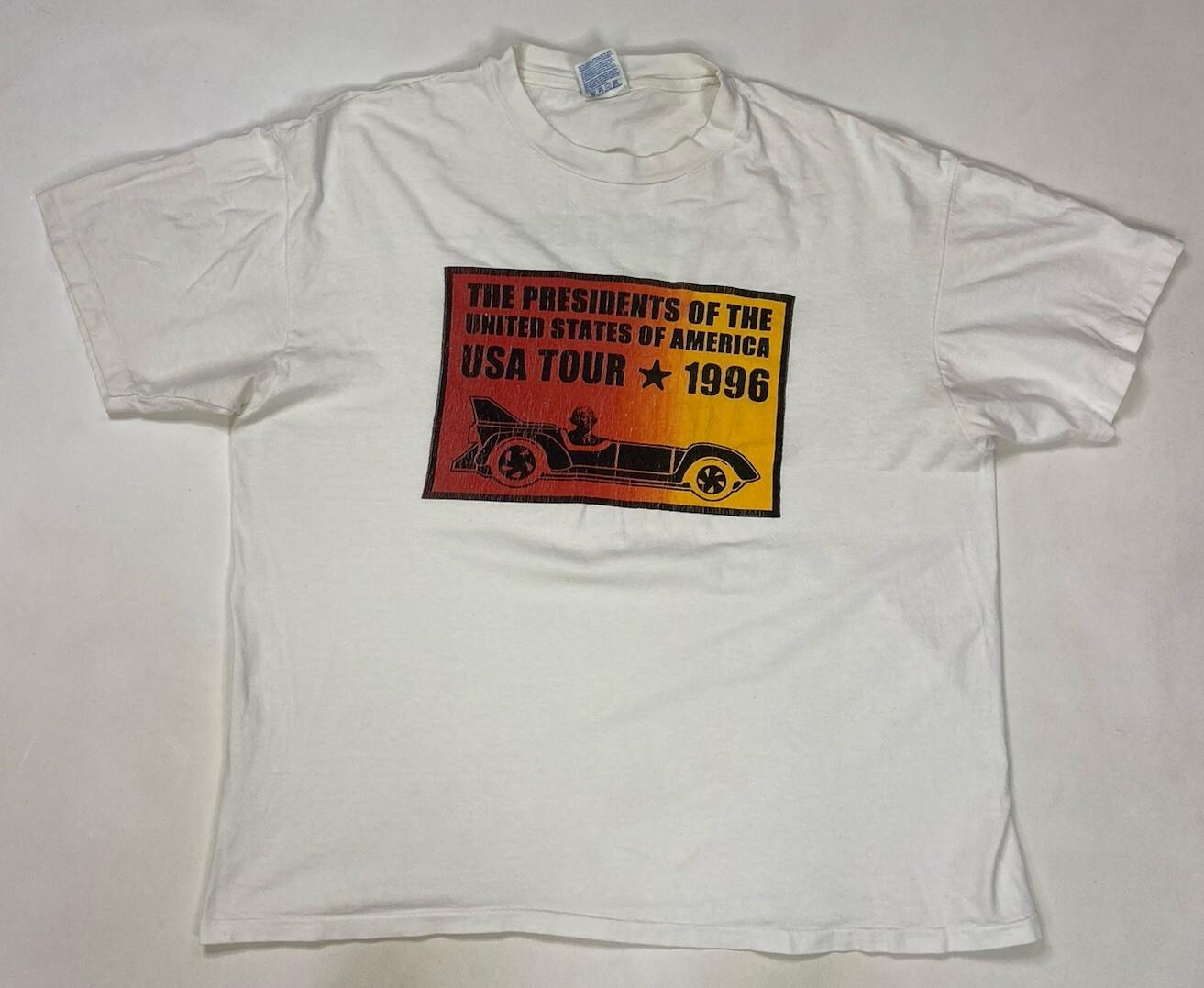 VTG The Presidents Of The United States Of America Tour 1996 T-shirt Men XL 90s M