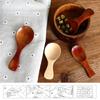 10PCS/Set Small Mini Wooden Spoon Honey Condiment Salt Sugar Teaspoon Seasoning