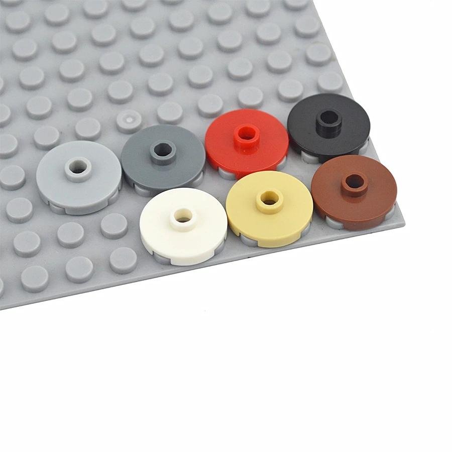 50 Stück 18674 Steine 2x2 Runde Platte mit 1 offenem Noppen DIY enlighten Bausteine Spielzeug Montiert Kleine Partikel Kompatibel Leduo