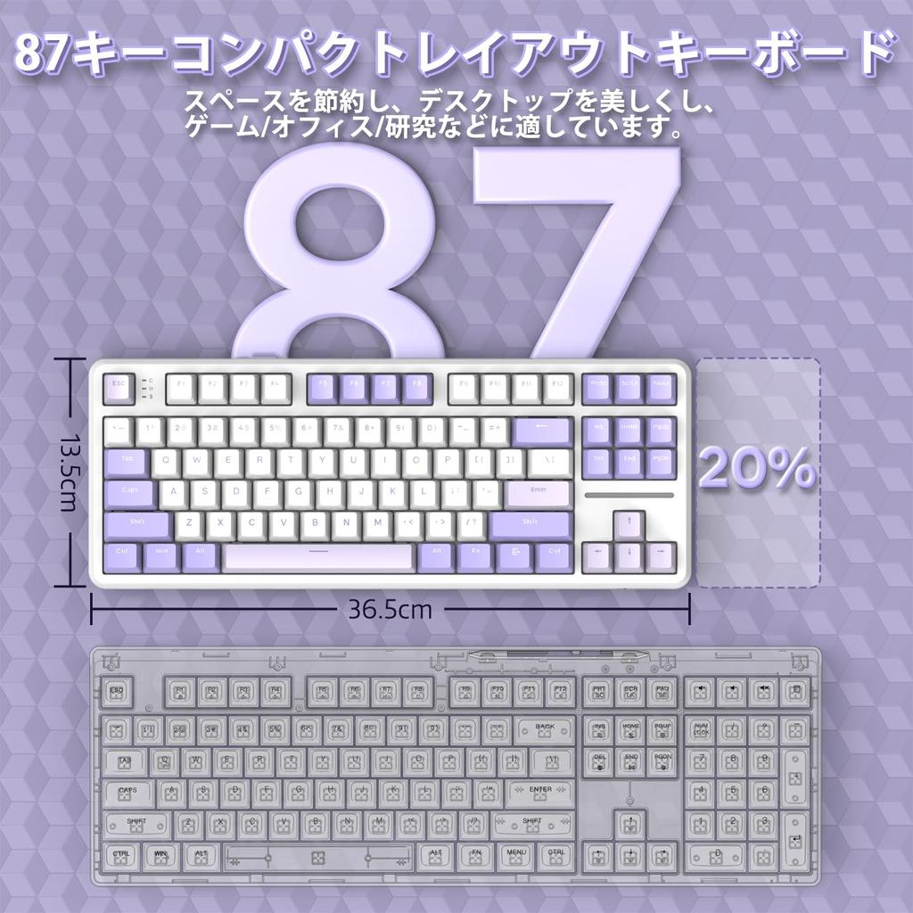 ATTACK SHARK Appropriate Compatible Purple acquisition 219-249332]