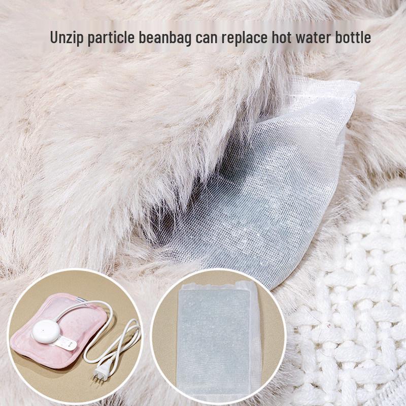 Gemütlicher Katzen-Sitzsack-Handwärmer: Plüsch-Wärmflasche, Winterkissen, Quetschpuppe für Mädchen