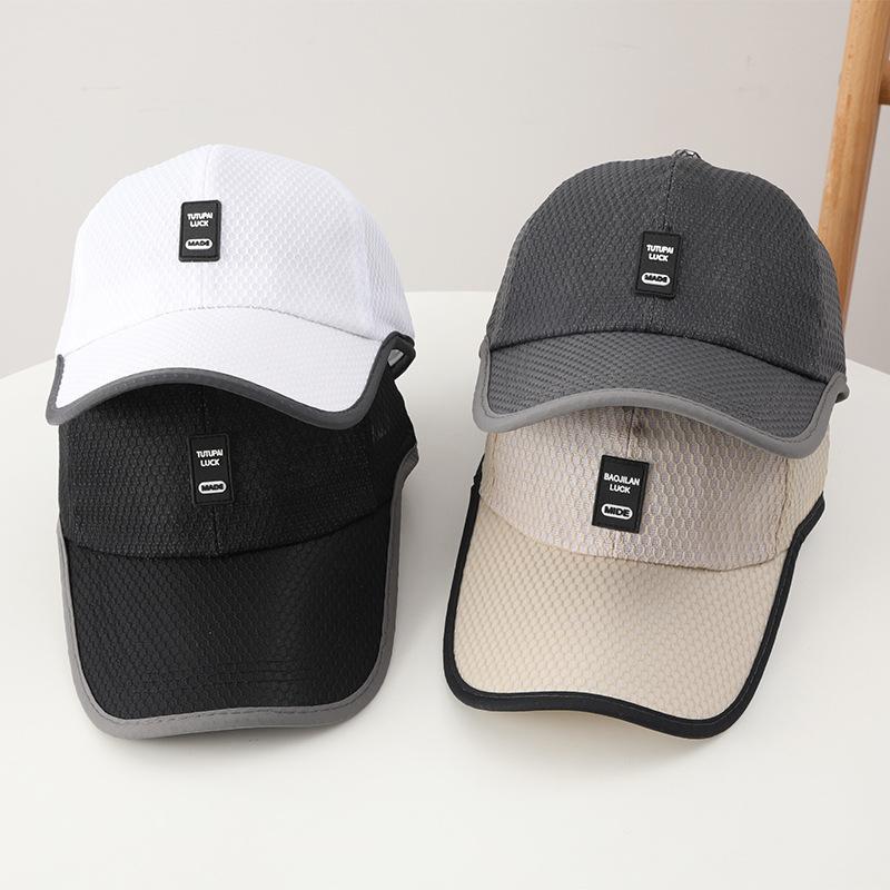 Summer New Baseball Cap Fishing Cap Net Cap Sunshade Sunscreen Sports Cap Casual Breathable Men's Hat Manufacturer